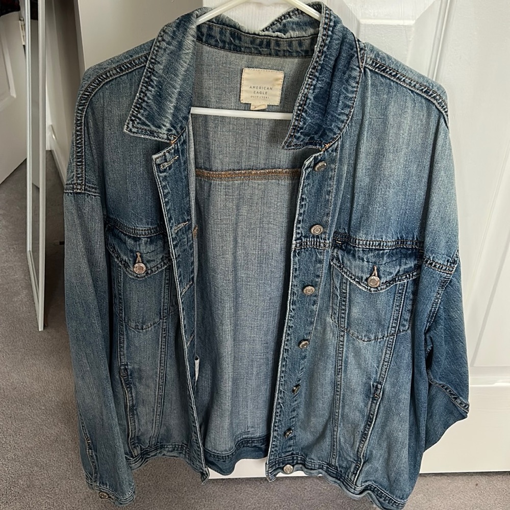 women’s American Eagle denim jacket, XL
